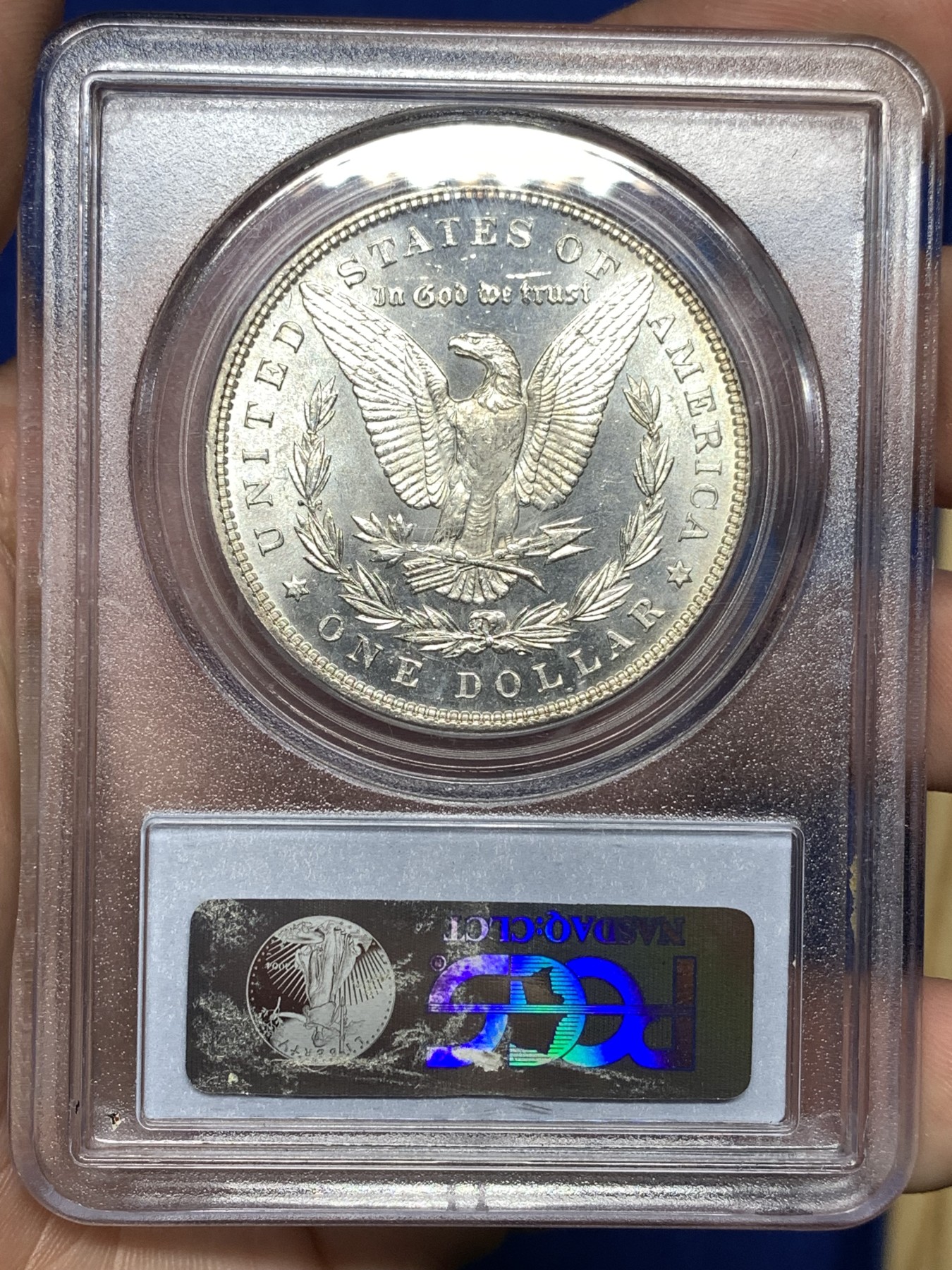 《竞宝斋》第198场-周日，周一 2场 (全场包邮) PCGS MS66 美国1885年摩根银元 高分好品