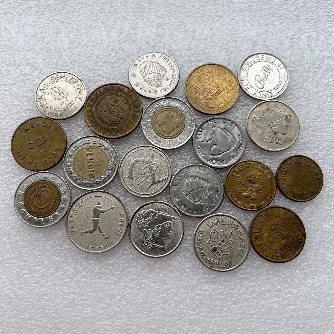 全场一元起拍 世界钱币散币场 第24期 游戏币 娱乐币