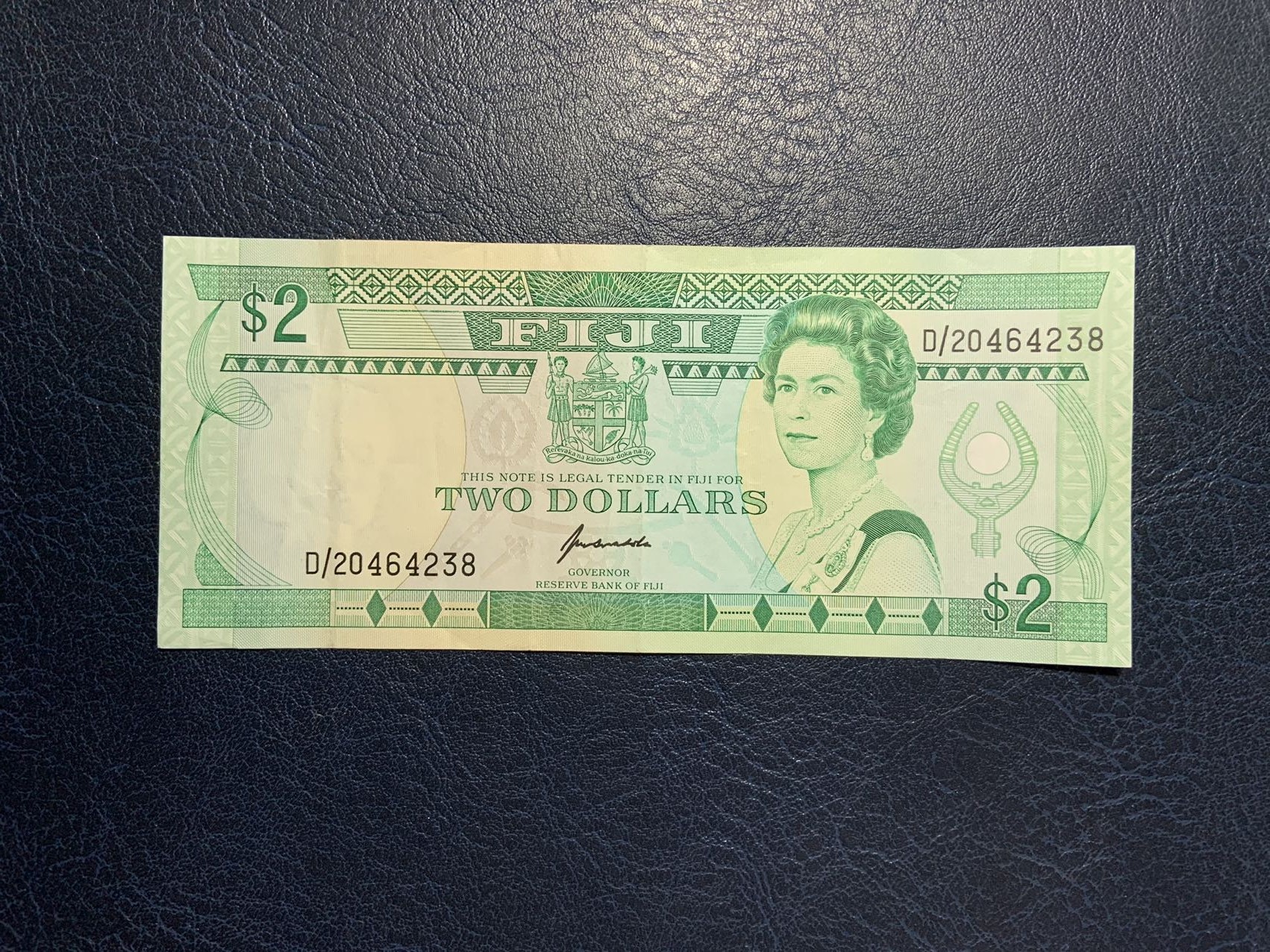收藏联盟Quantum Auction 第290期拍卖  斐济群岛1992年2元 品相如图