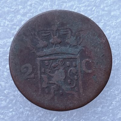 全场一元起拍 世界钱币散币场 第24期 荷属东印度2分老铜币