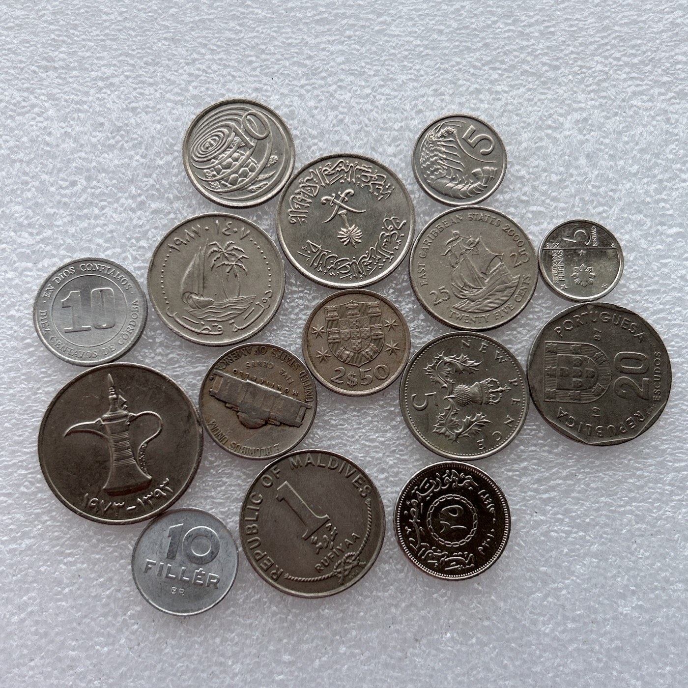 全场一元起拍 世界钱币散币场 第24期 散币15枚