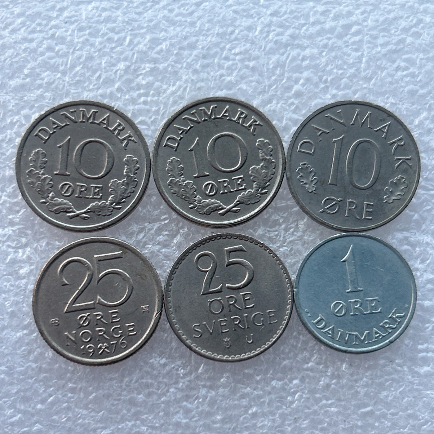 全场一元起拍 世界钱币散币场 第24期 丹麦、瑞典