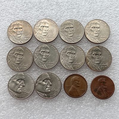 全场一元起拍 世界钱币散币场 第24期 美国