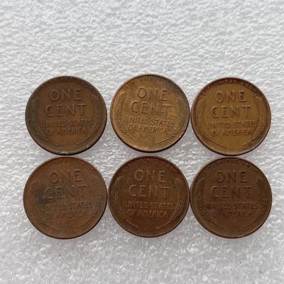 全场一元起拍 世界钱币散币场 第24期 美国1美分 麦穗版