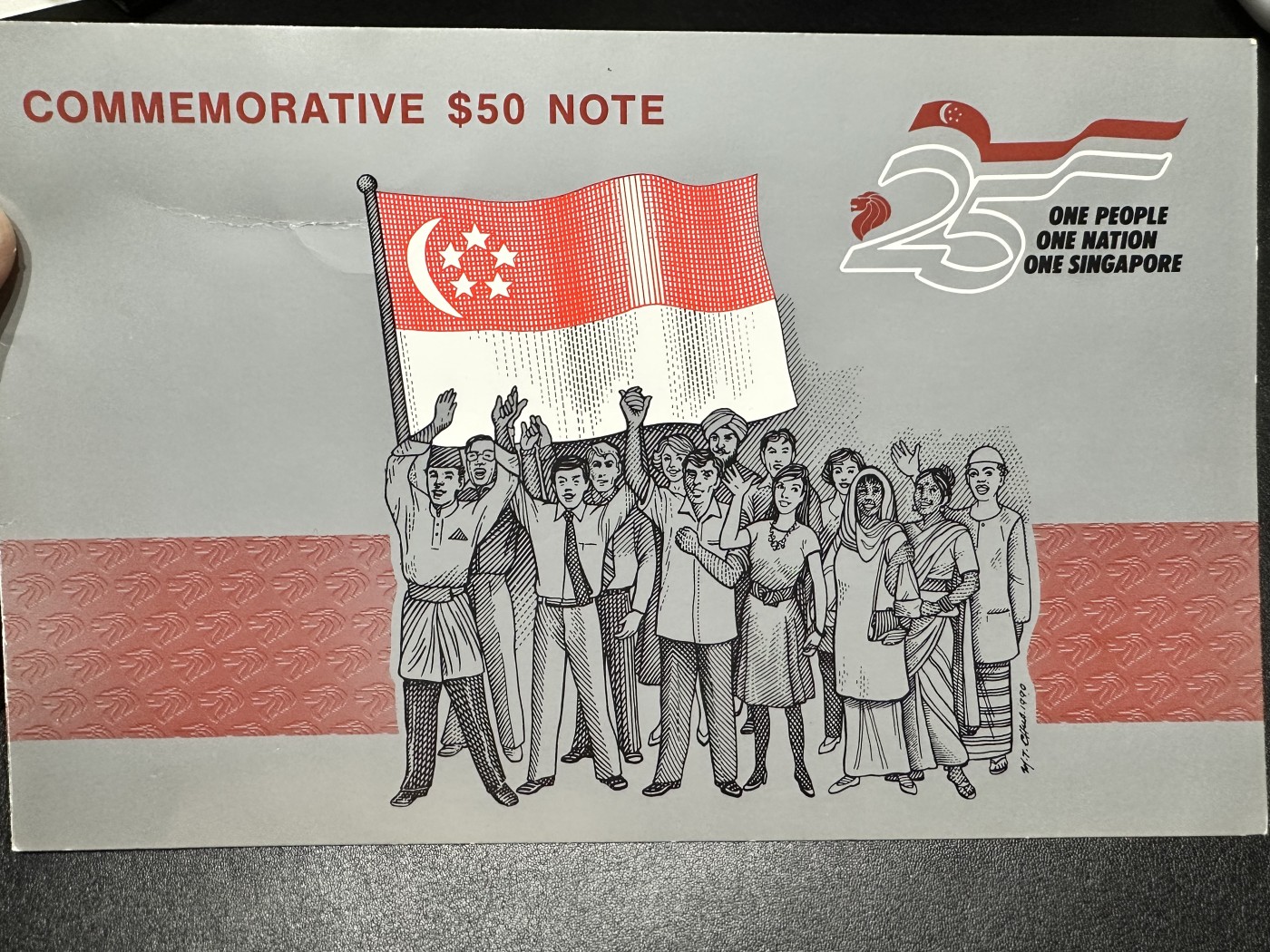 《外钞收藏家》第二百九十九期 1990年新加坡纪念钞 50元 代册子 全新UNC