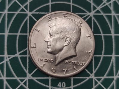 燕姐换藏第59拍 - 1971年美国肯尼迪半美元镍币