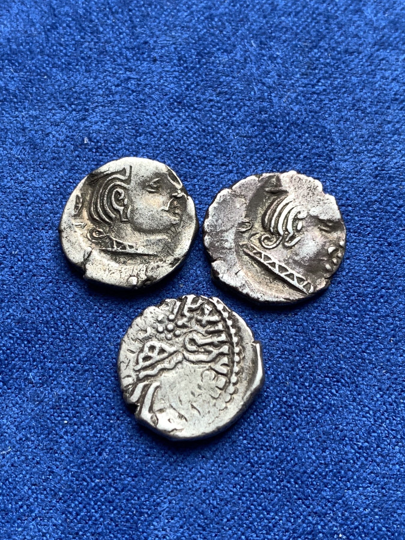 《竞宝斋》第198场-周日，周一 2场 (全场包邮) 公元1-3世纪 西郡太守银币3枚