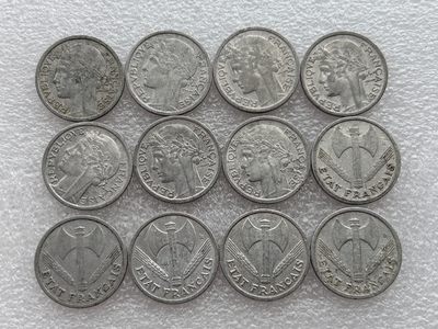 全场一元起拍 世界钱币散币场 第24期 法国1法郎