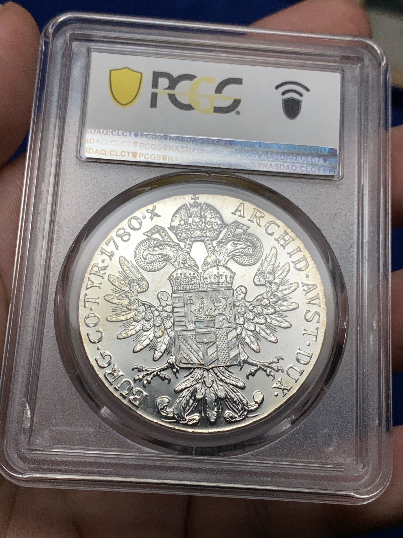 《竞宝斋》第198场-周日，周一 2场 (全场包邮) PCGS-MS64 奥地利 1780后铸版泰勒银币