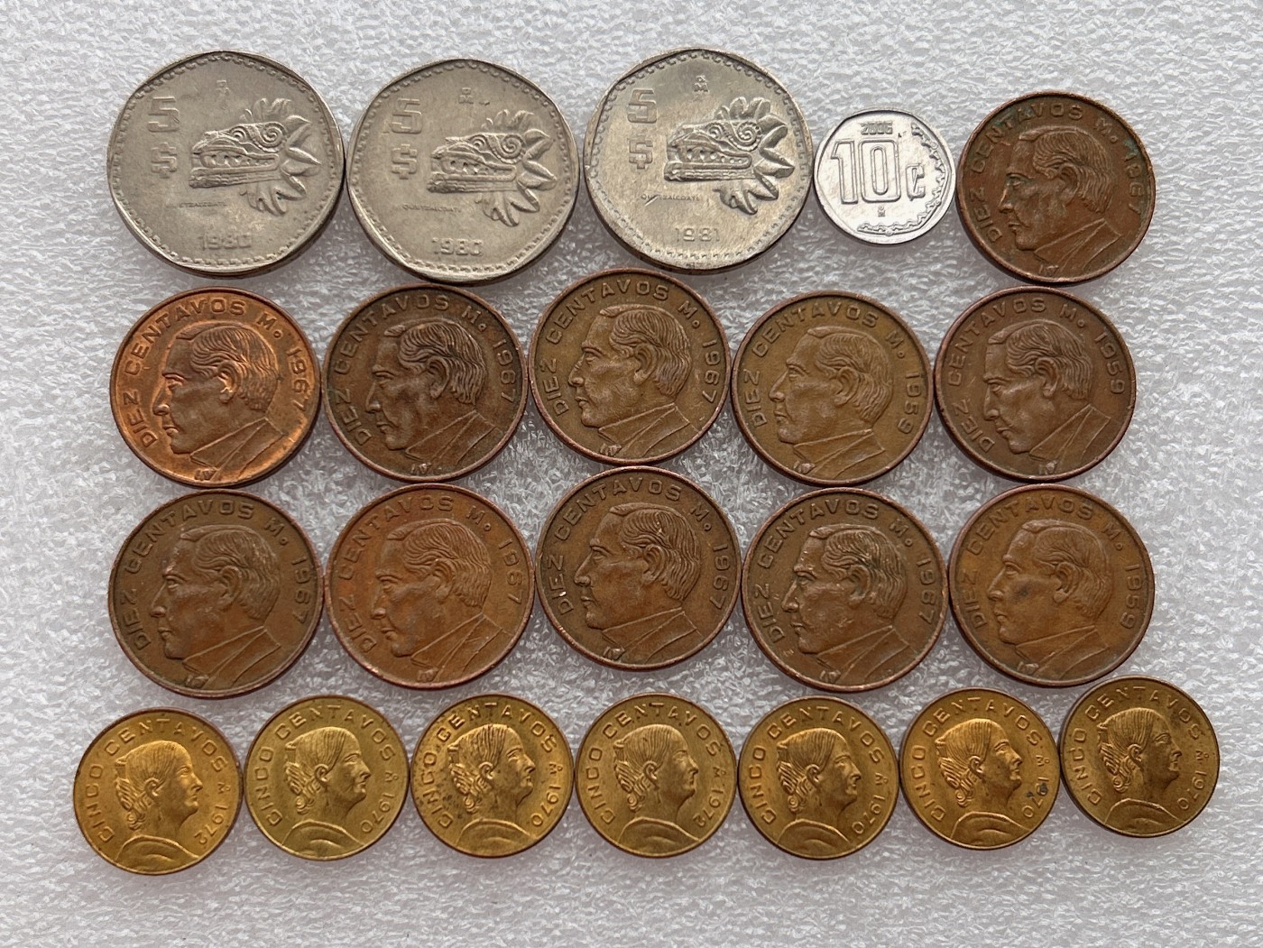 全场一元起拍 世界钱币散币场 第24期 墨西哥