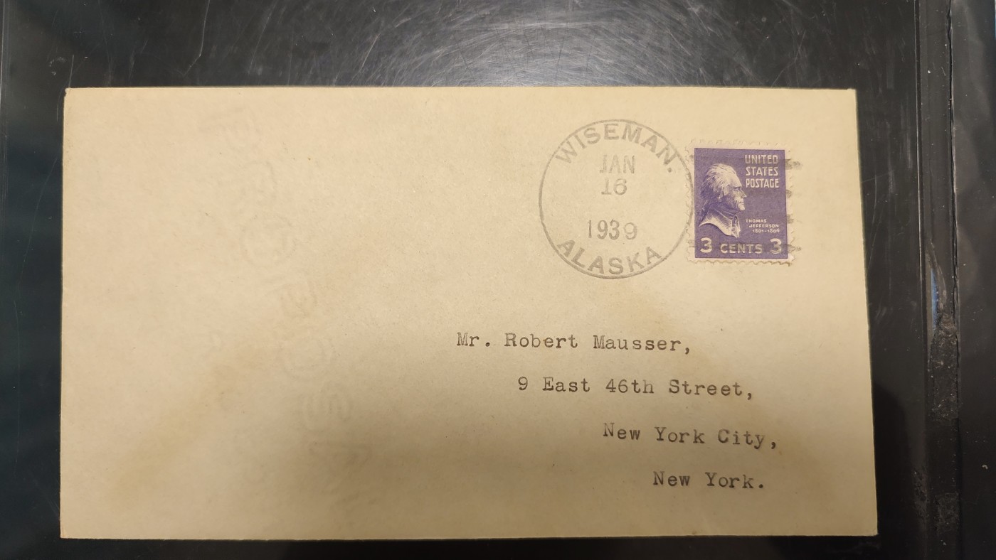 一月邮币社第二期拍卖国际邮票专场 美国38年实寄封