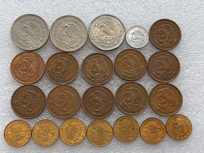 全场一元起拍 世界钱币散币场 第24期 墨西哥