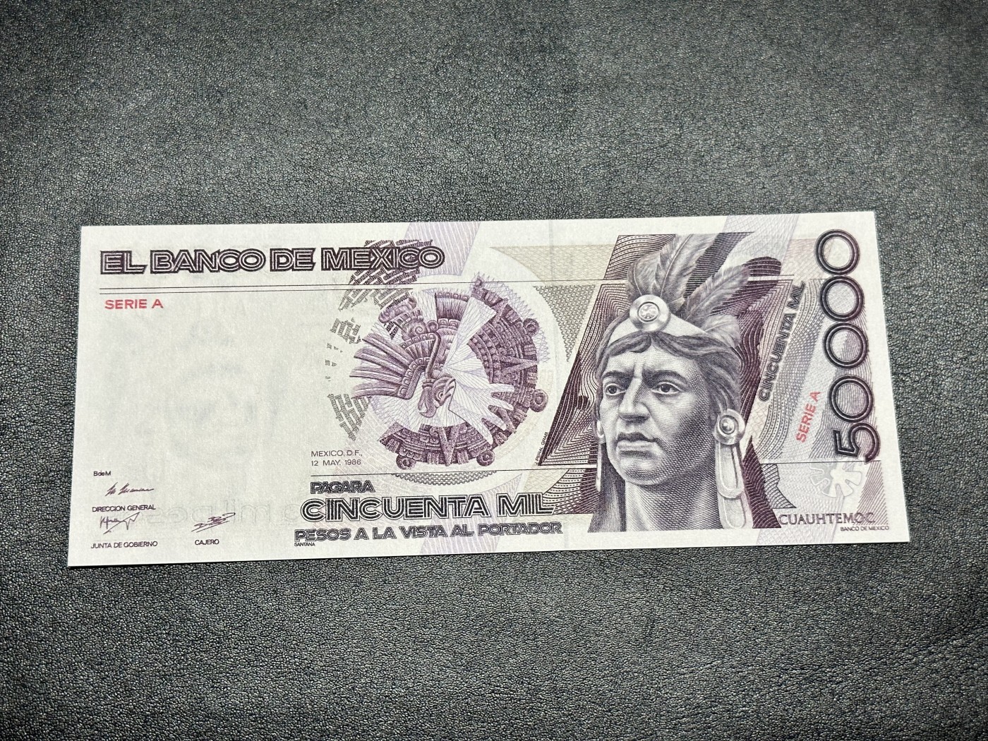 《外钞收藏家》第二百九十九期 1986年墨西哥5万 全新UNC AA冠