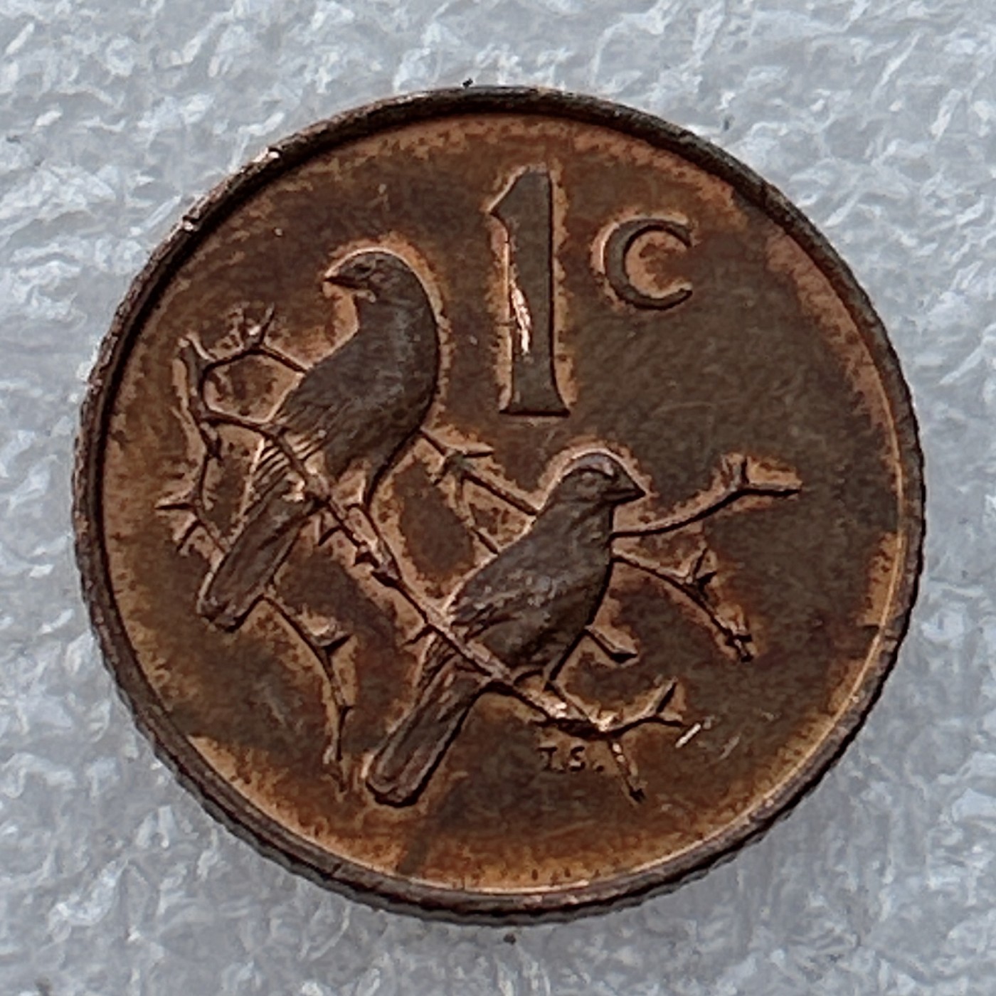 全场一元起拍 世界钱币散币场 第24期 南非1968年1分