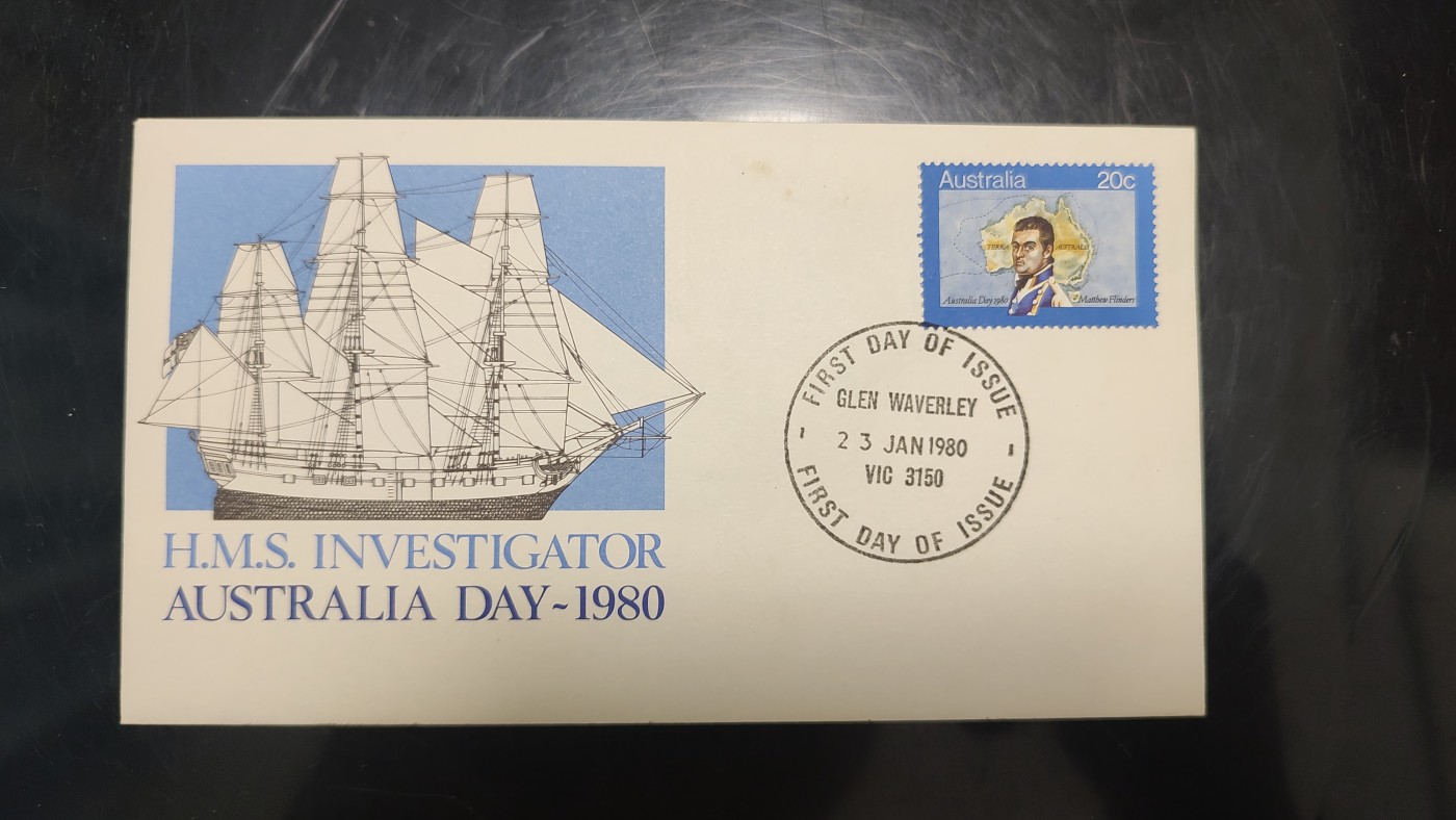 一月邮币社第二期拍卖国际邮票专场 1980发现澳大利亚首日封