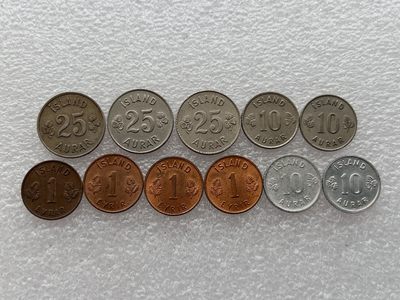 全场一元起拍 世界钱币散币场 第24期 冰岛