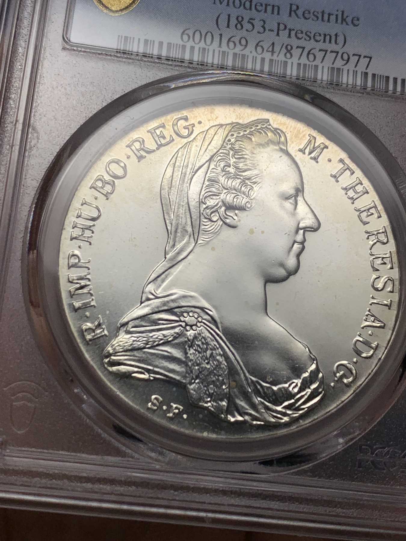 《竞宝斋》第198场-周日，周一 2场 (全场包邮) PCGS-MS64 奥地利 1780后铸版泰勒银币