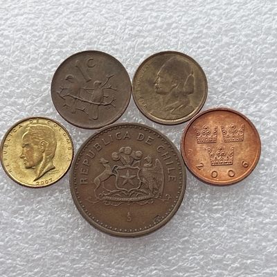 全场一元起拍 世界钱币散币场 第24期 散币5枚