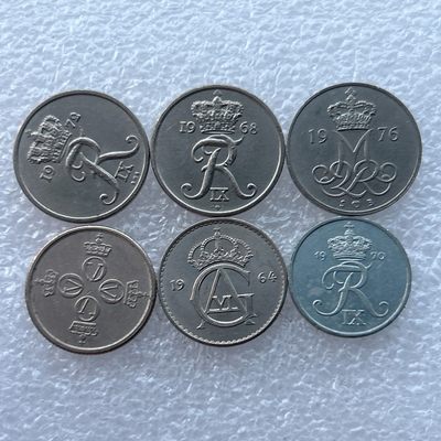 全场一元起拍 世界钱币散币场 第24期 丹麦、瑞典