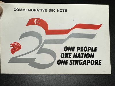 《外钞收藏家》第二百九十九期 - 1990年新加坡纪念钞 50元 代册子 全新UNC
