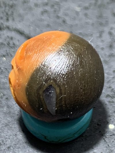 精美亚光冰飘战国红玛瑙手工俏色巧雕惊声尖叫死神随形珠一颗！ 精美亚光冰飘战国红玛瑙手工俏色巧雕惊声尖叫死神随形珠一颗！