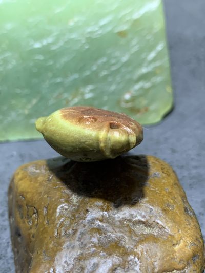 精美戈壁彩玉手工雕刻富贵有余把件（吊坠)一个！寓意：富贵有余， 精美戈壁彩玉手工雕刻富贵有余把件（吊坠)一个！寓意：富贵有余，