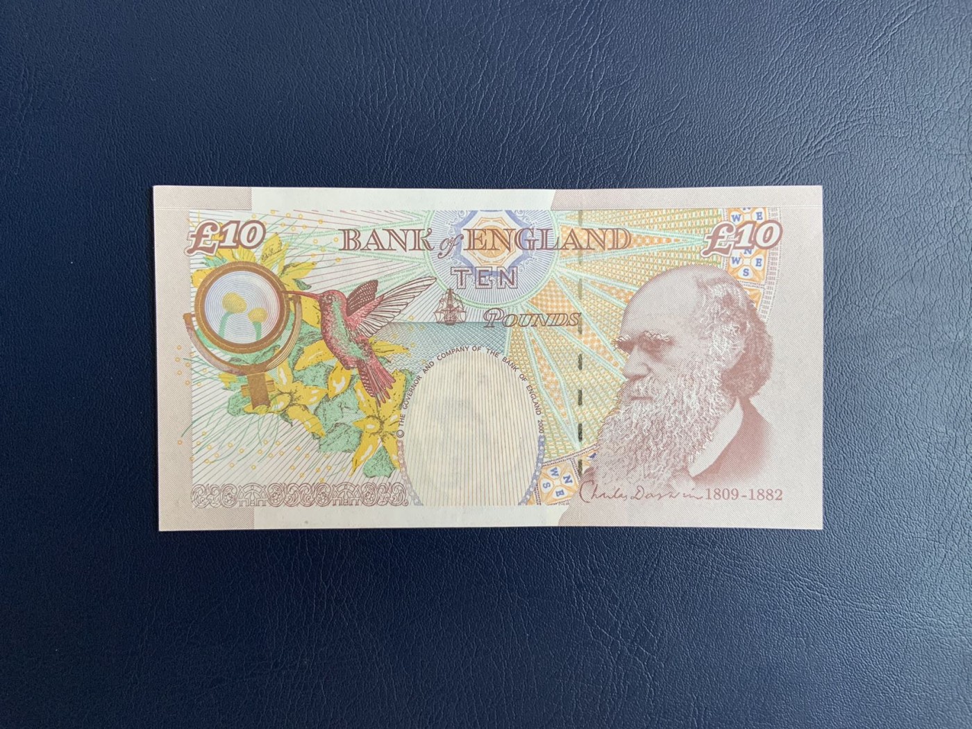 收藏联盟Quantum Auction 第290期拍卖  英国2004年10镑 品相全新UNC 豹子号 倒置号