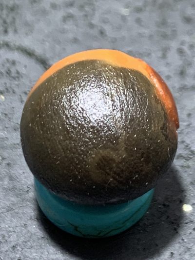 精美亚光冰飘战国红玛瑙手工俏色巧雕惊声尖叫死神随形珠一颗！ 精美亚光冰飘战国红玛瑙手工俏色巧雕惊声尖叫死神随形珠一颗！