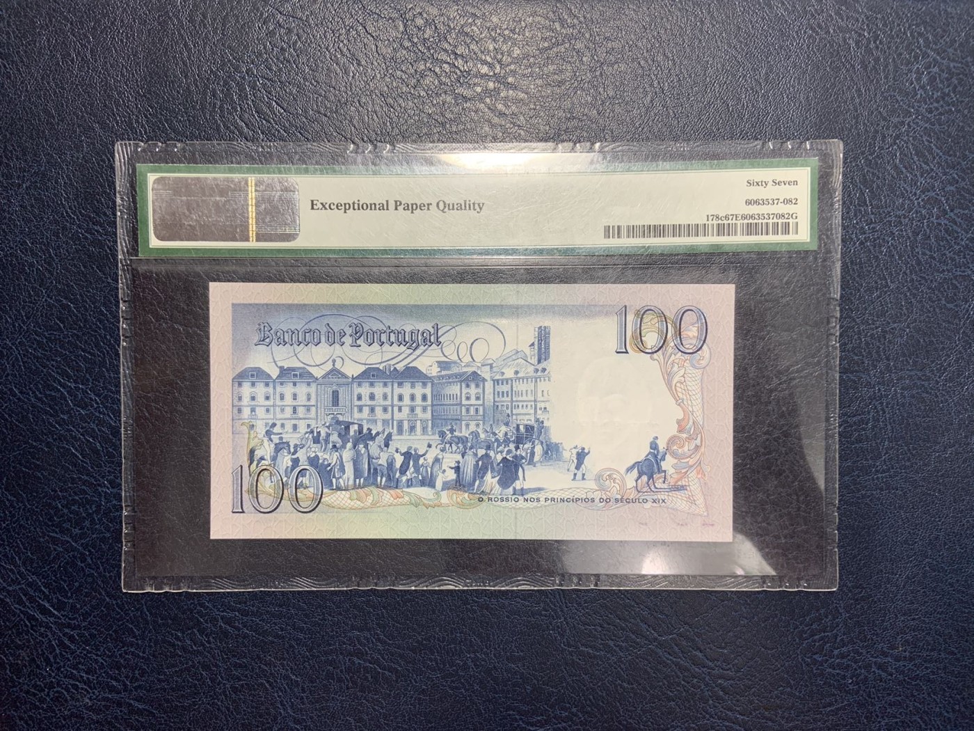 收藏联盟Quantum Auction 第290期拍卖  葡萄牙1984年100埃斯库多 PMG67 