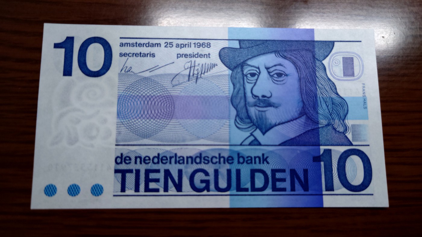 陆续更新【世界钱币】精选微拍第73期暨2023年第二十期 全新纸质裸钞低价起拍(第二场) 1968年荷兰10盾 全新绝品