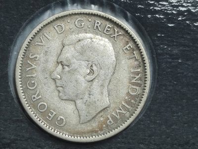 燕姐换藏第59拍 加拿大1940年25分银币