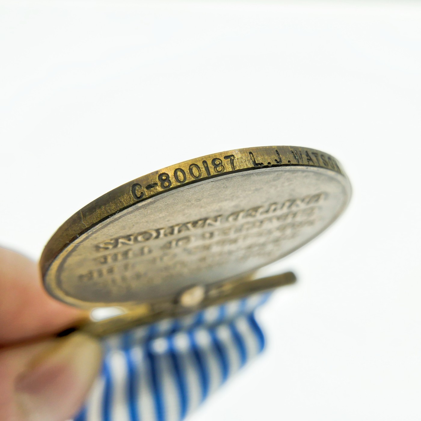 勋章奖章交易所9月23日拍卖 联合国韩战奖章，英文版实发边名