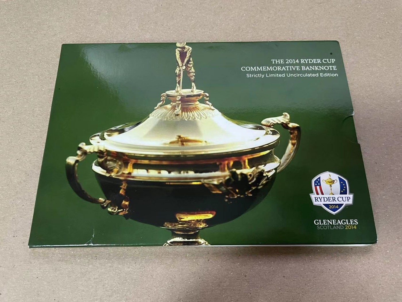 【Blue Auction】✨世界纸币精拍第373期【精】  【原装带册】苏格兰 2014年5镑 纪念钞 全新UNC 册子状态如图