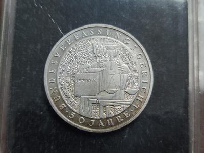 燕姐换藏第59拍 德国2001年联邦宪法法院10马克银币