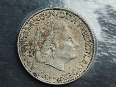 燕姐换藏第59拍 荷兰1956年一盾银币