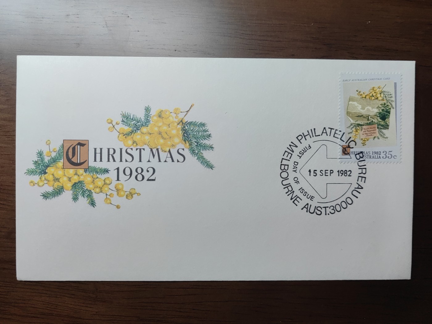 多国精美纪念封＆首日封第⑩场（0元起拍来捡漏） 澳大利亚1982年圣诞节纪念封