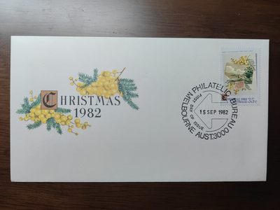 多国精美纪念封＆首日封第⑩场（0元起拍来捡漏） - 澳大利亚1982年圣诞节纪念封