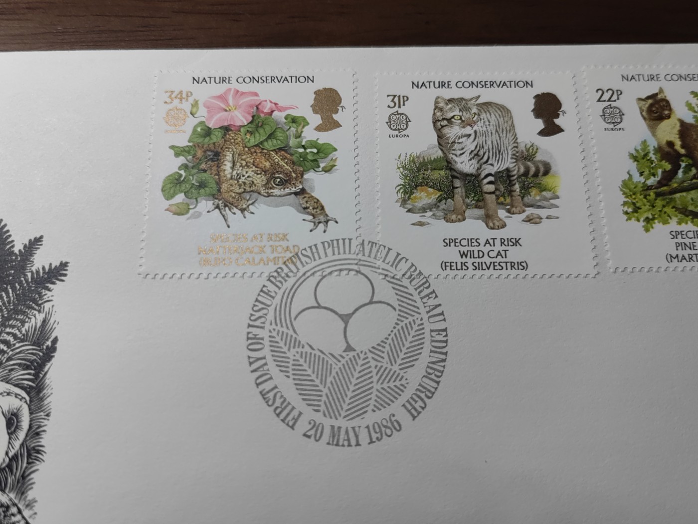 精选邮品专场（秒杀）第①⑧场 英国1986  环境保护 首日封