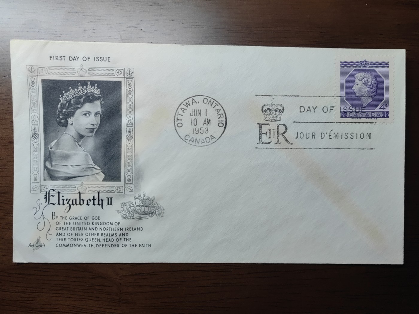 多国精美纪念封＆首日封第⑩场（0元起拍来捡漏） 1953伊丽莎白二世女王加冕 首日封