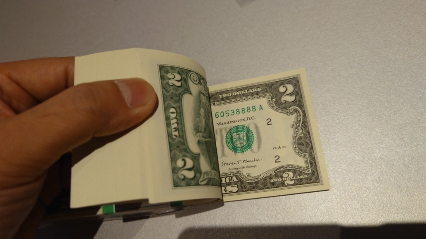 陆续更新【世界钱币】精选微拍第73期暨2023年第二十期 全新纸质裸钞低价起拍(第二场) 2017A版美国2美元 全程无47绝品百联8801号段 