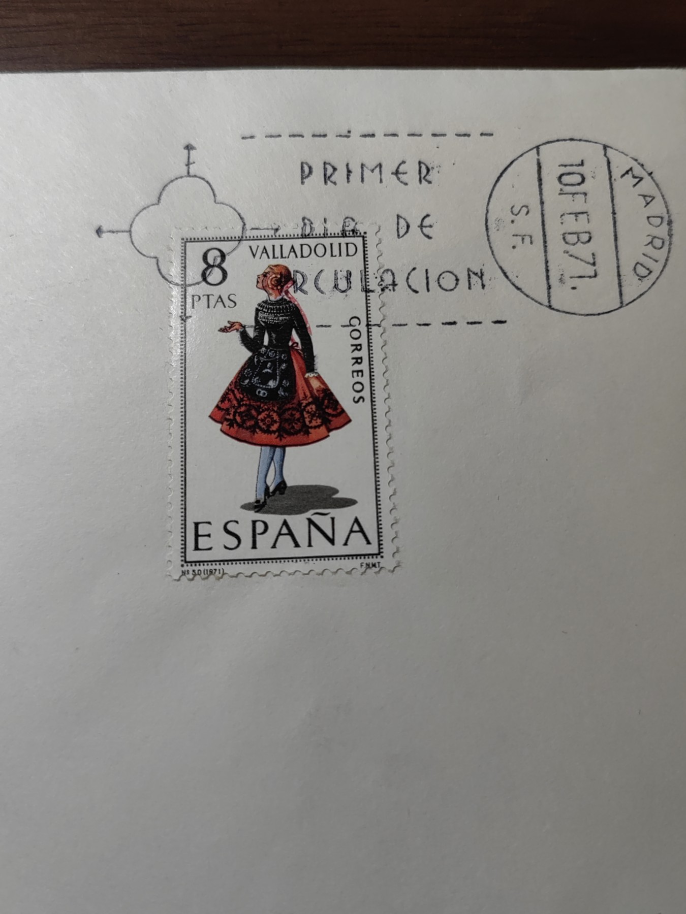 多国精美纪念封＆首日封第⑩场（0元起拍来捡漏） 西班牙1967-71年发行 各地民族服装 女子服饰 