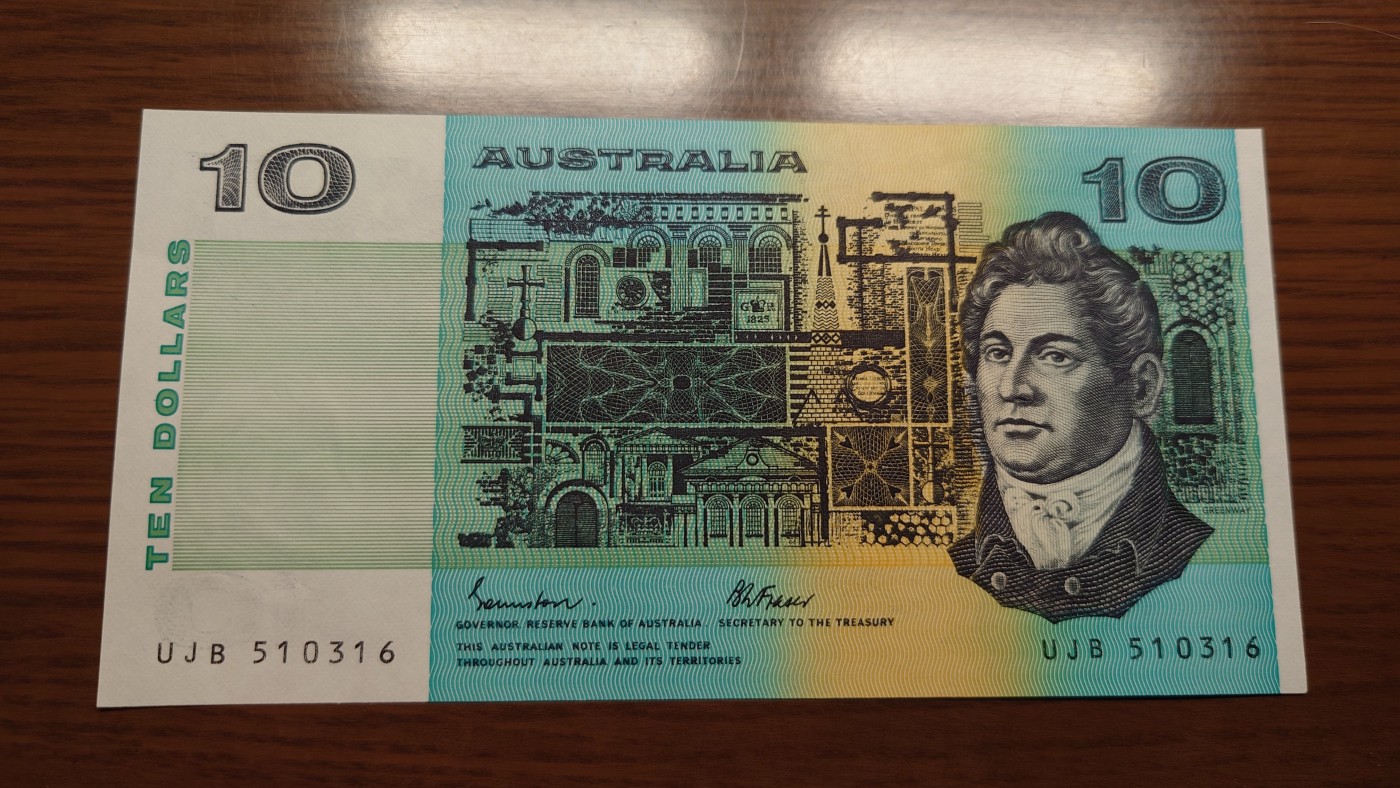 陆续更新【世界钱币】精选微拍第73期暨2023年第二十期 全新纸质裸钞低价起拍(第二场) 澳大利亚10元 全新绝品刀拆 全程无47尾号316