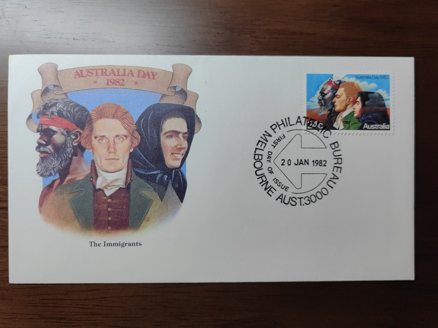 多国精美纪念封＆首日封第⑩场（0元起拍来捡漏） 澳大利亚1982 澳大利亚日 主题移民