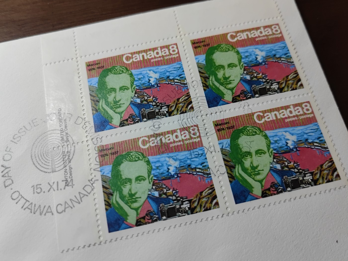 多国精美纪念封＆首日封第⑩场（0元起拍来捡漏） 加拿大1974 加拿大邮政日