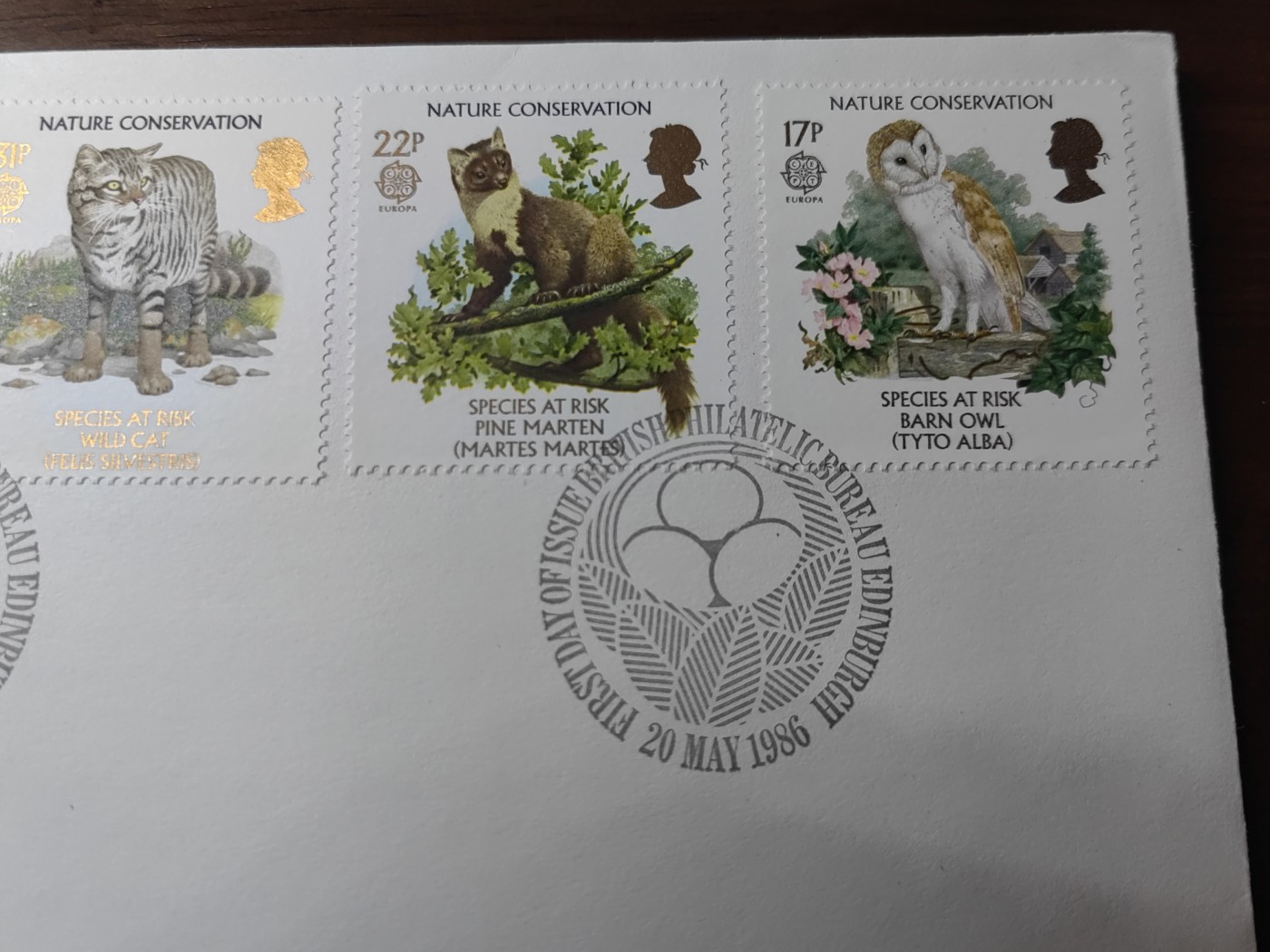 精选邮品专场（秒杀）第①⑧场 英国1986  环境保护 首日封