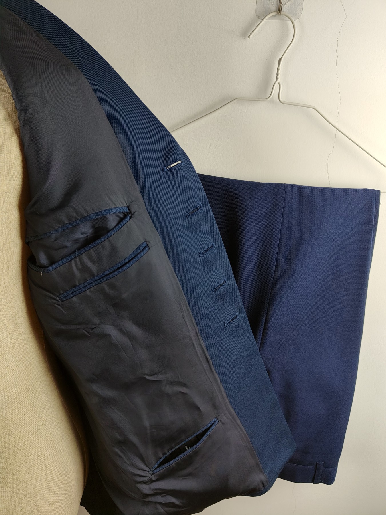 全场0元起拍 第93期 咸鱼国勋章拍卖专场 9月24日（周日）下午6：00开始 法国陆军上将 早期蓝色礼服 胸围106 肩宽48 衣长73 袖长59 腰围86 裤长106