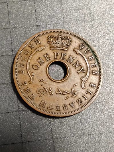 硬币 - 英属西非1便士