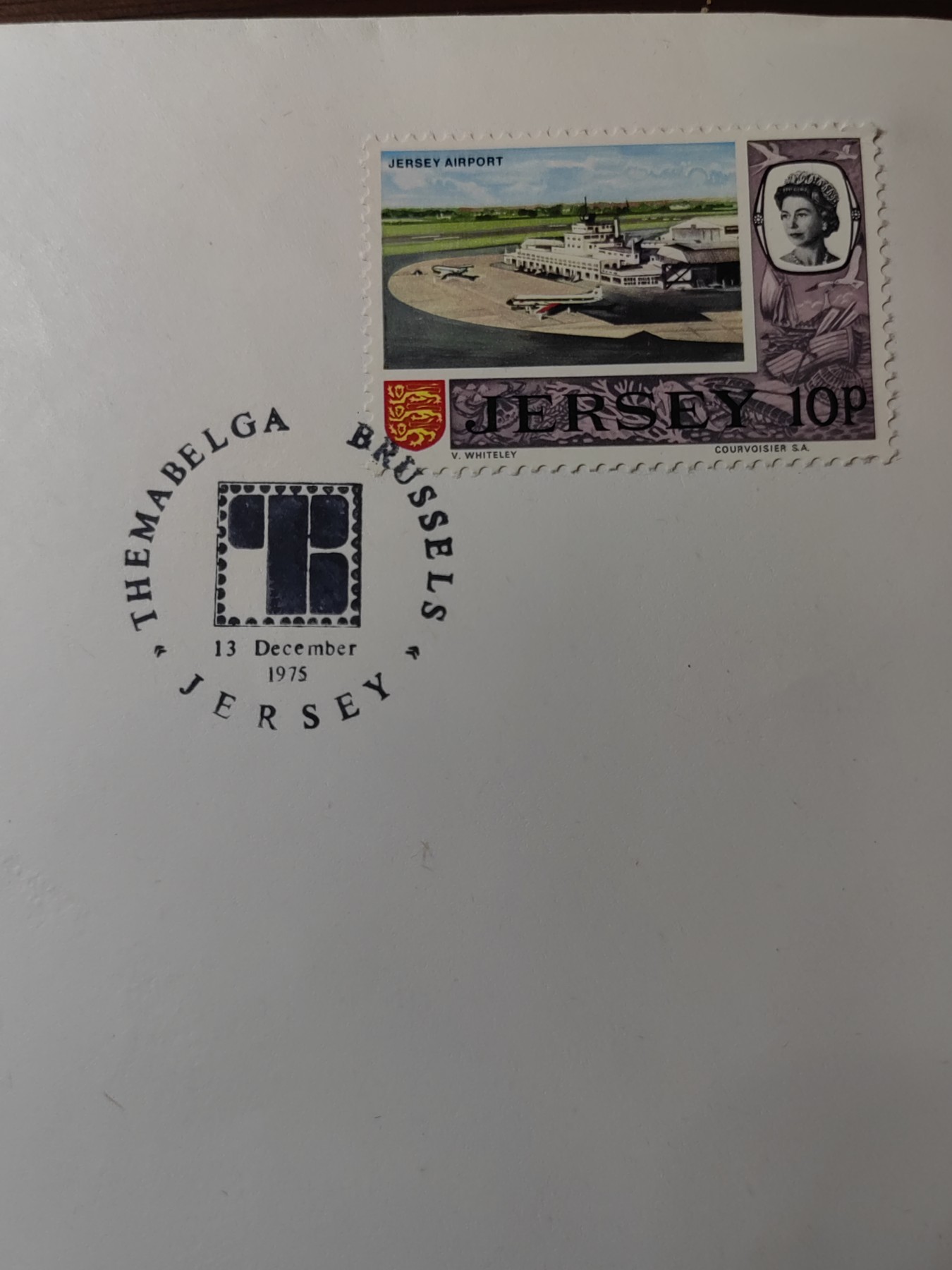 多国精美纪念封＆首日封第⑩场（0元起拍来捡漏） 1975年 泽西 盾徽首日封