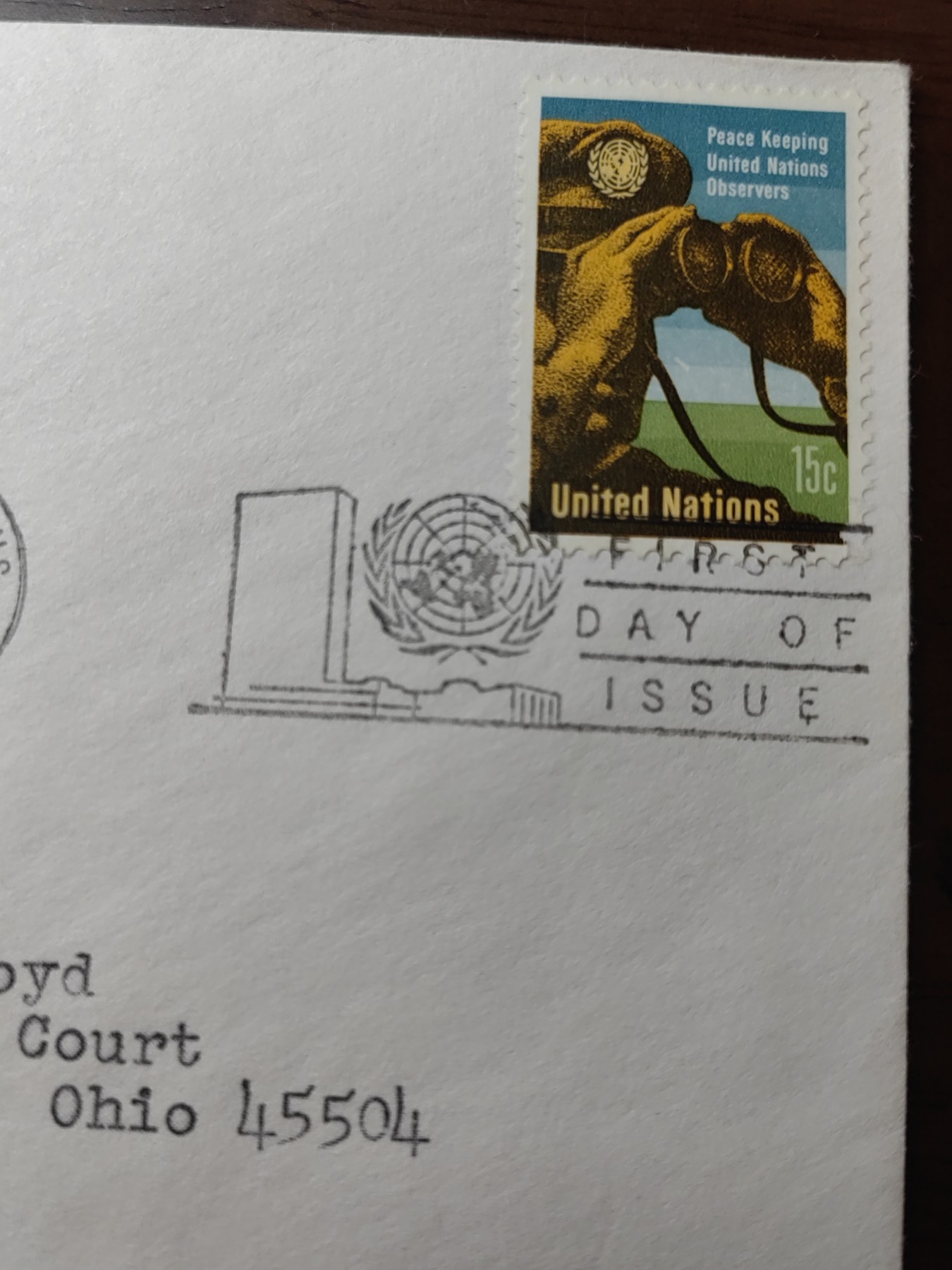 多国精美纪念封＆首日封第⑩场（0元起拍来捡漏） 联合国1966年 军事 和平观察员 