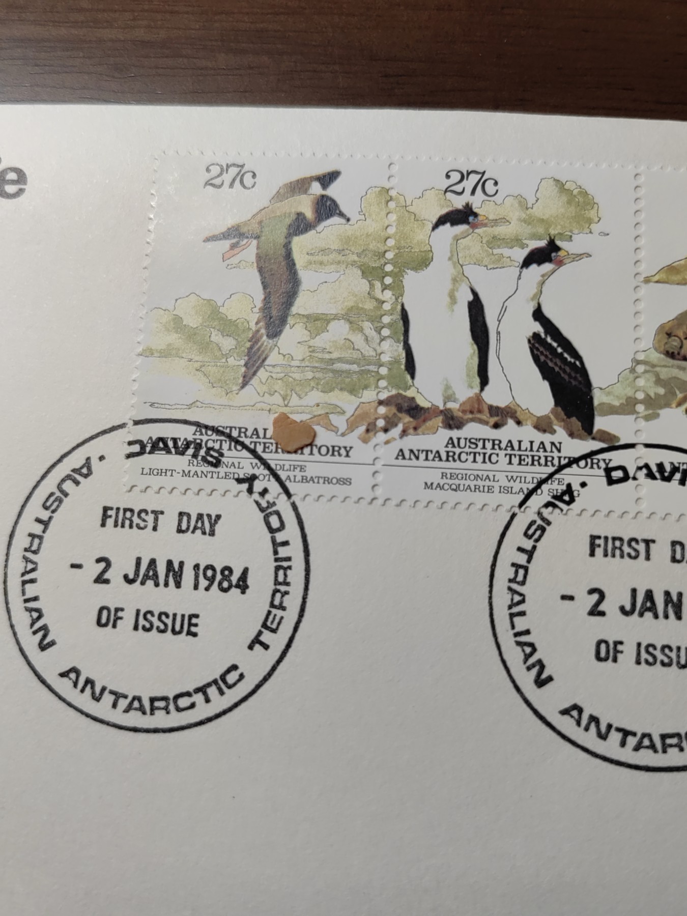 多国精美纪念封＆首日封第⑩场（0元起拍来捡漏） 澳属南极1983 极地动物 纪念邮封